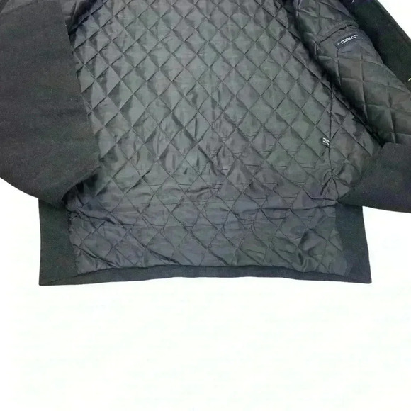 Chaps Ralph Lauren Overcoat Charcoal Cashmere Wool Blend Collared Lined Size 48R - Picture 3 of 12